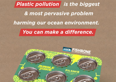 Fishbone Plastic Pollution Problem Image