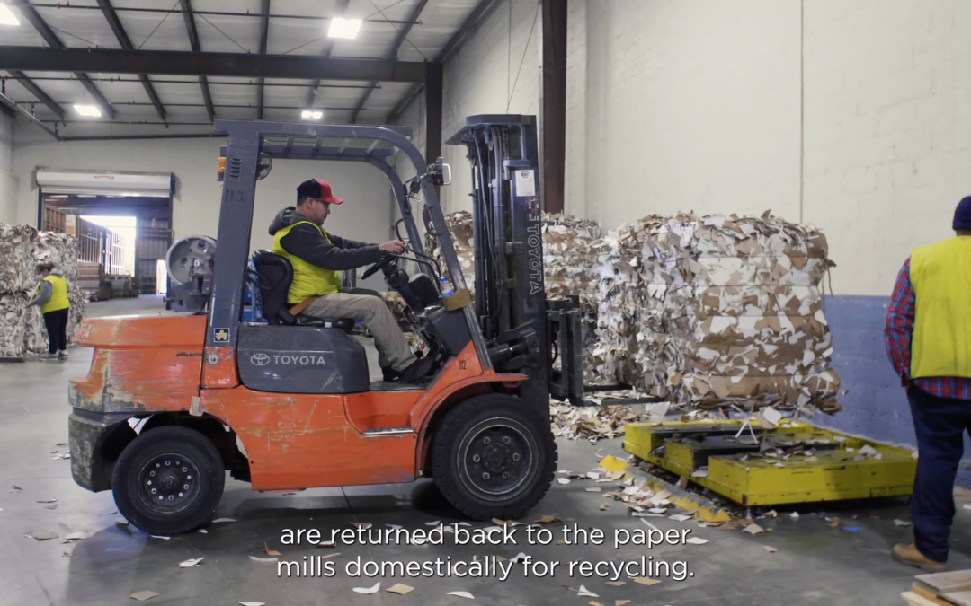 Atlantic’s Paper Bale Recycling Process