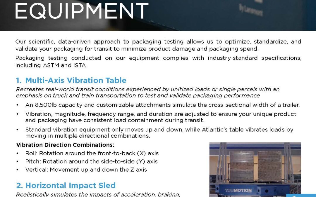 ISTA Testing Equipment (PDF)