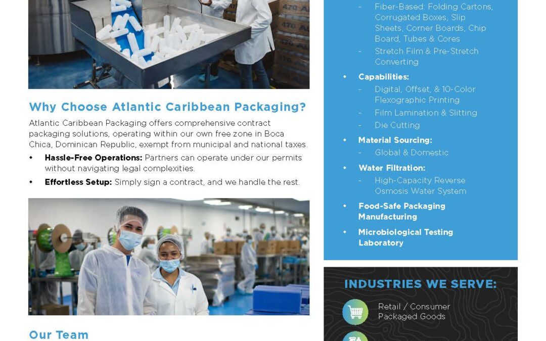 Contract Packaging Info Sheet