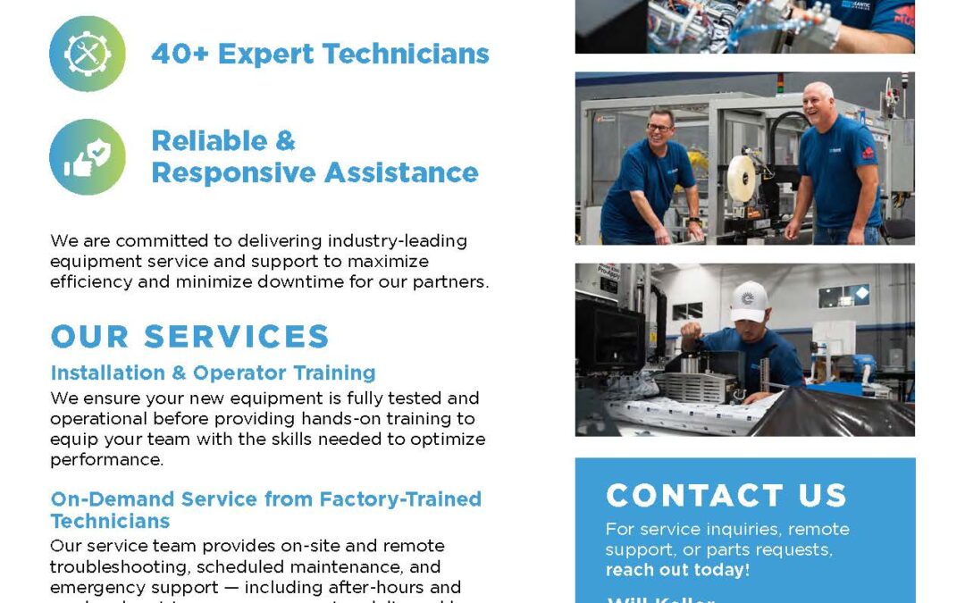 Equipment Service & Support Info Sheet