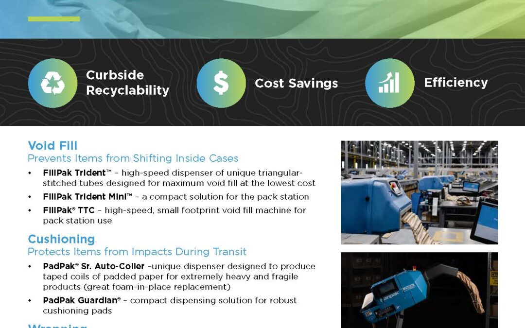 Sustainable E-Commerce Protective Packaging Info Sheet